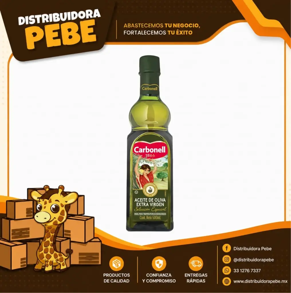 ACEITE DE OLIVA EX/VIRGEN CARBONELL 250ml.