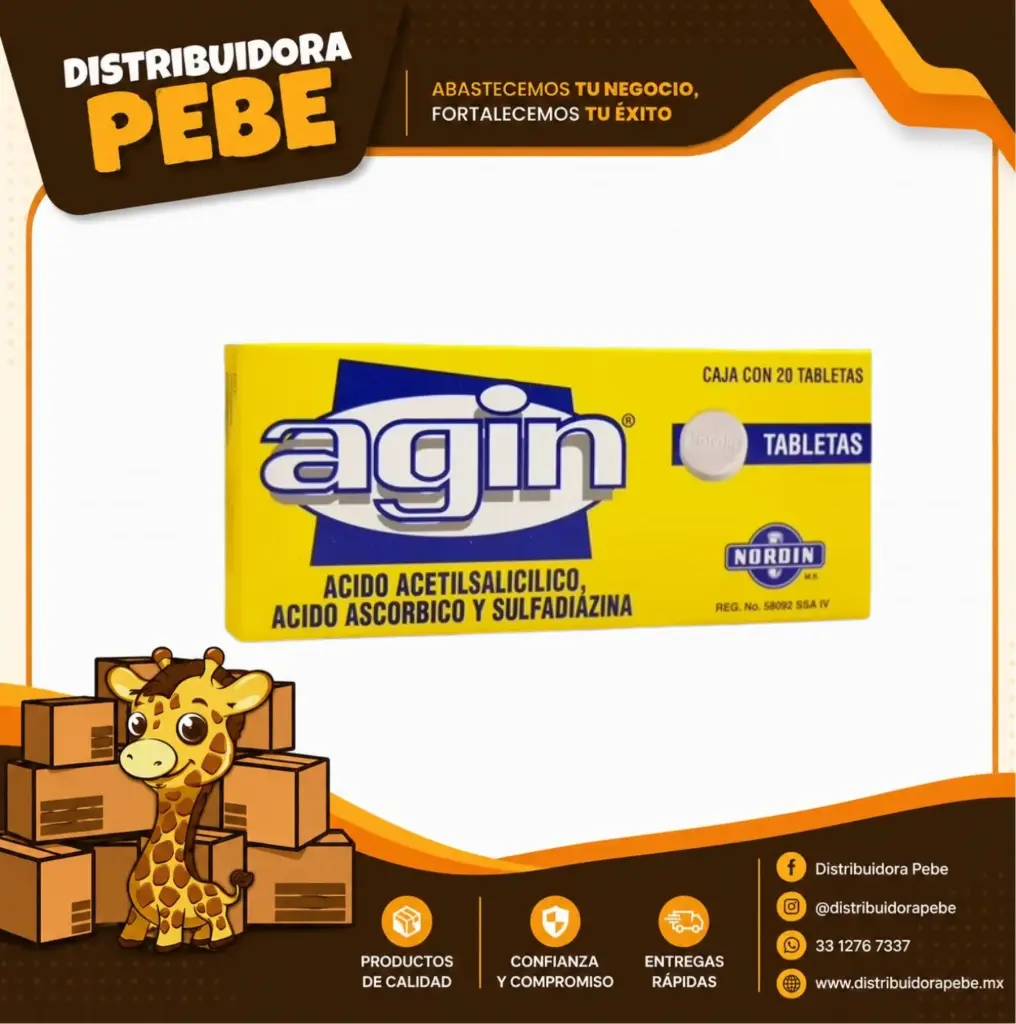 AGIN C/20 TABLETAS