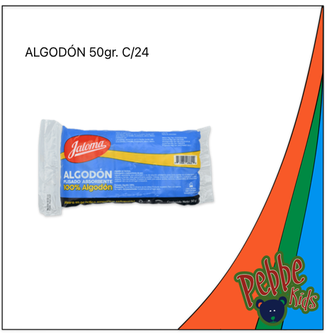 ALGODÓN JALOMA 50gr. C/24