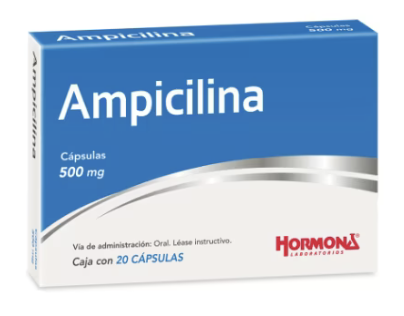 AMPICILINA 500mg. C/20 CÁPSULAS