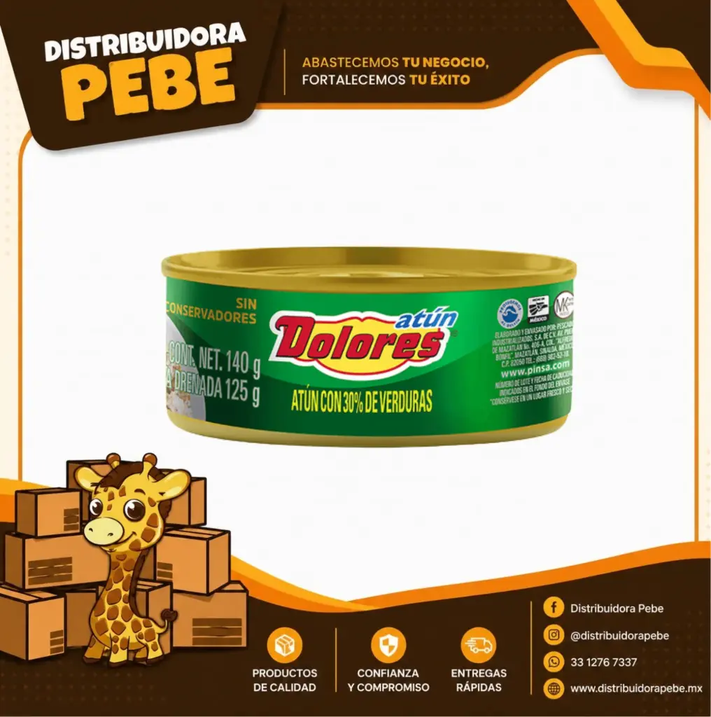 ATUN C/VERDURAS DOLORES 140gr.