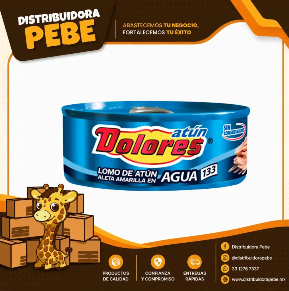 ATUN DOLORES AGUA 133gr. PIEZA