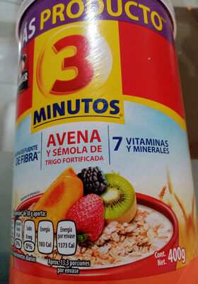 AVENA 3 MINUTOS BOTE 375gr.