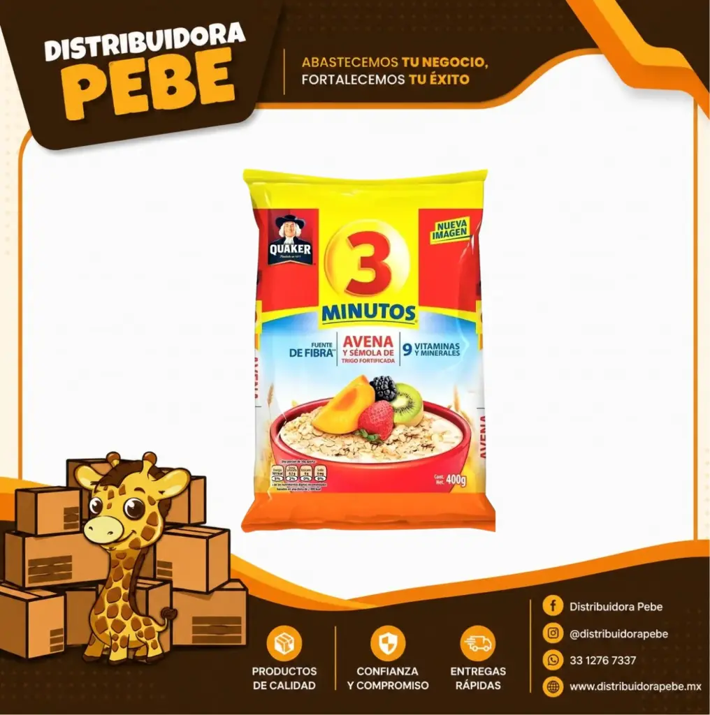 AVENA 3 MINUTOS BOLSA 380gr.