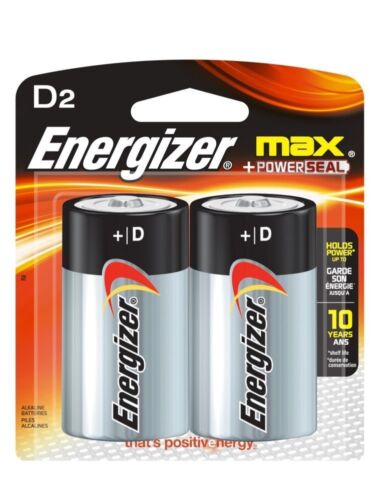 BLISTER PILA ENERGIZER  D2 GRANDE C/2
