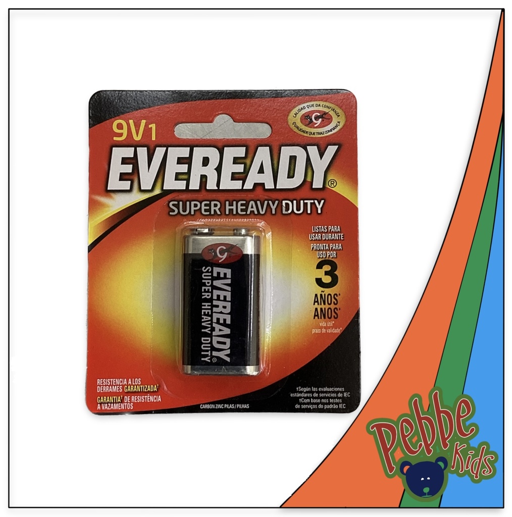 BLISTER PILA EVEREADY 9V CUADRADA C/1
