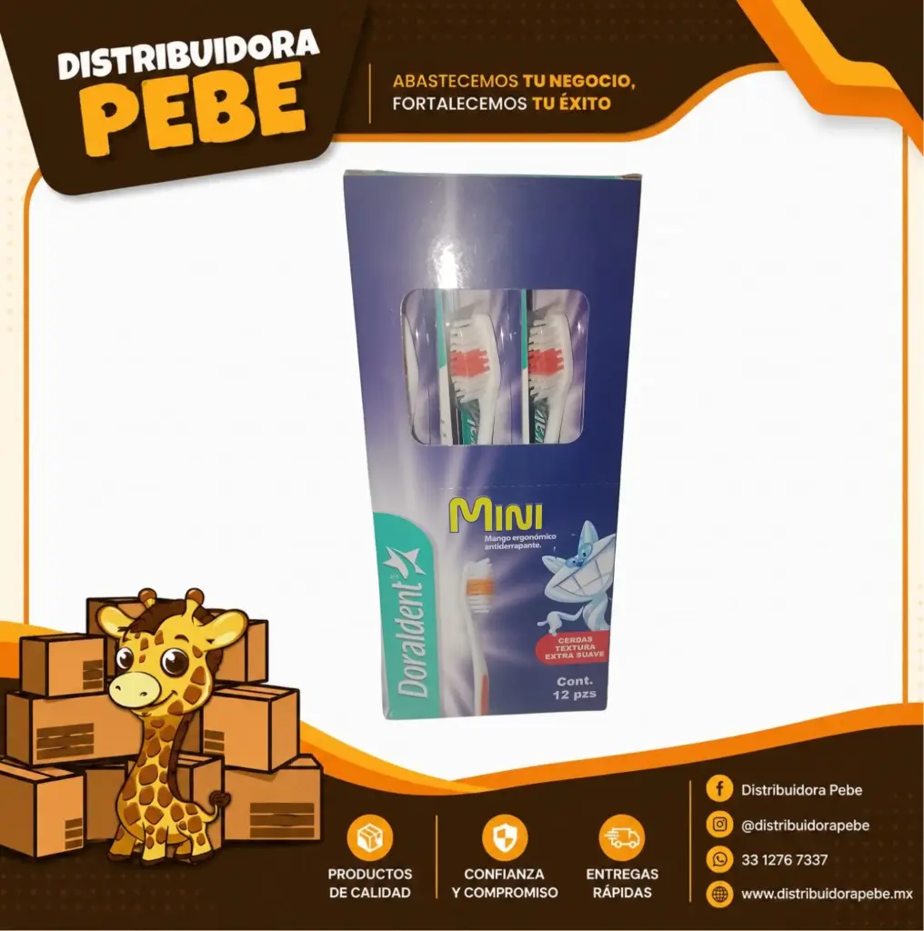 CEPILLO DORALDENT INFANTIL MINI C/12