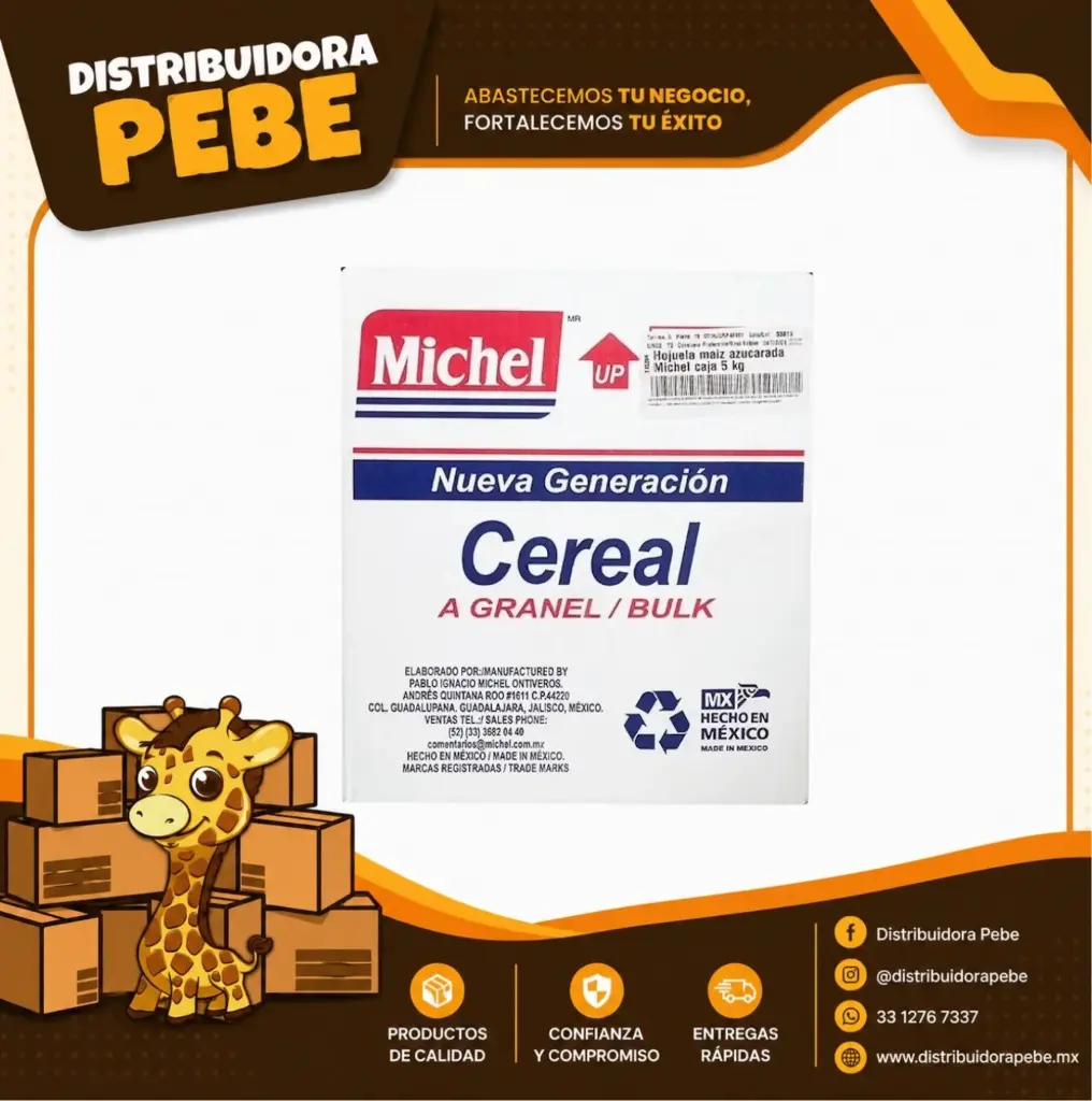 CEREAL MICHEL AZUCARADA 5kg. (ZUCARITAS)