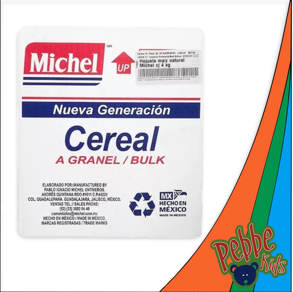 CEREAL MICHEL NATURAL 4 kg. (CORN FLAKES)