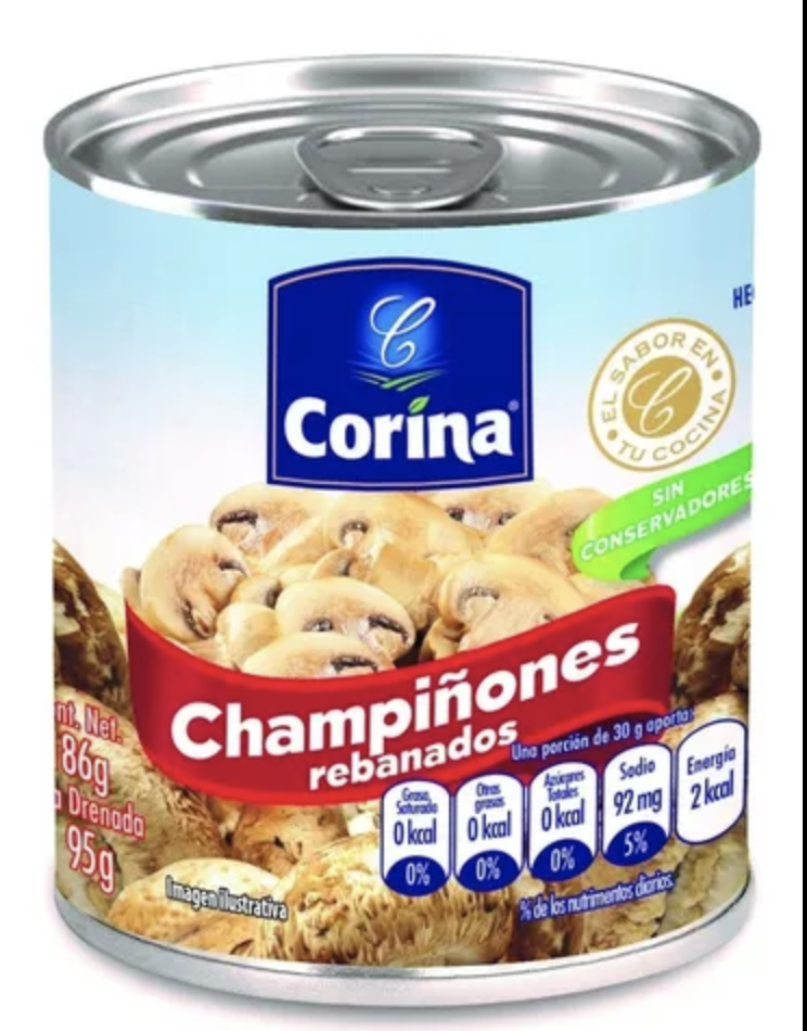 CHAMPIÑONES CORINA 184gr.