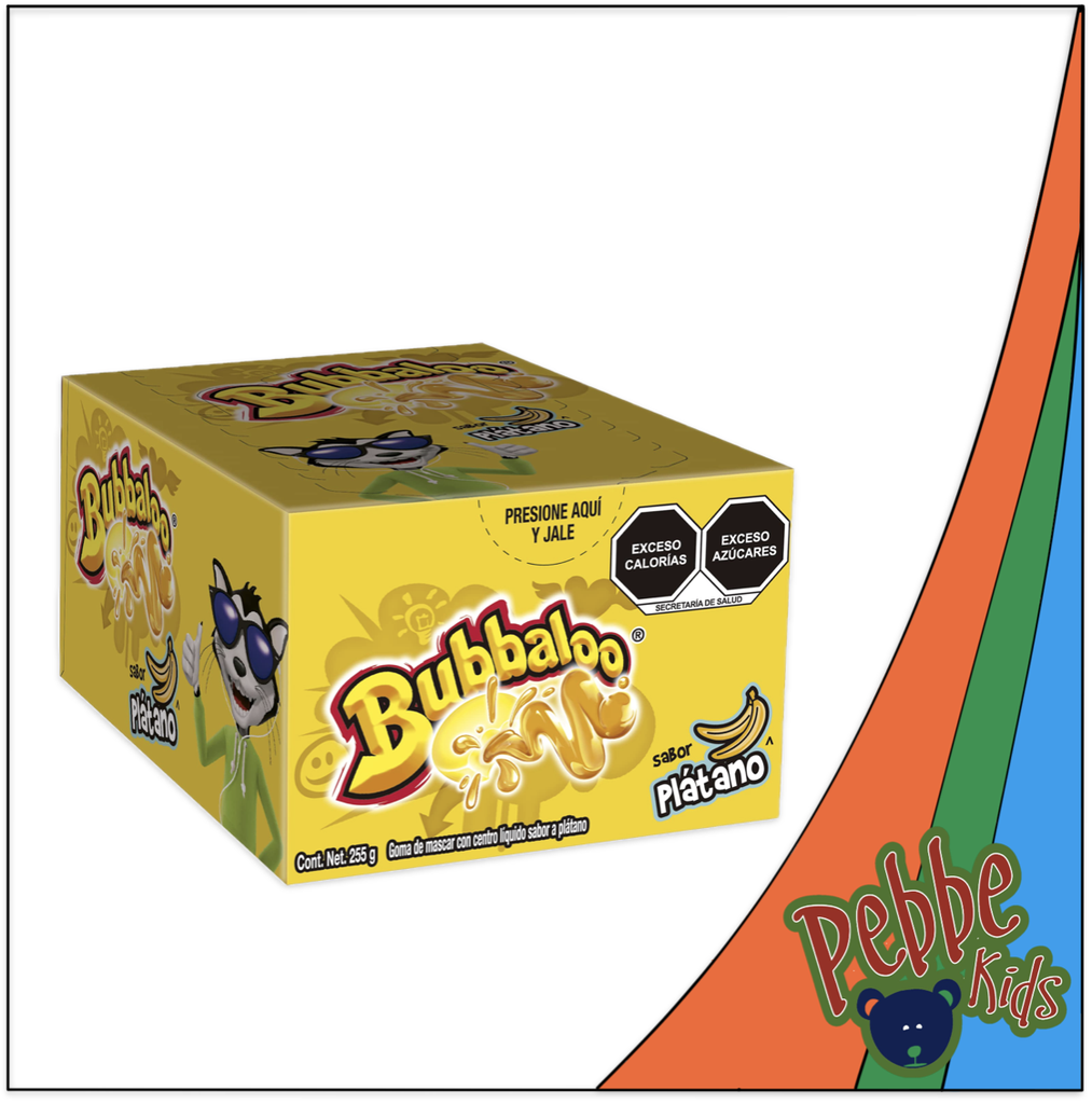 CHICLE BUBBALOO PLATANO C/47