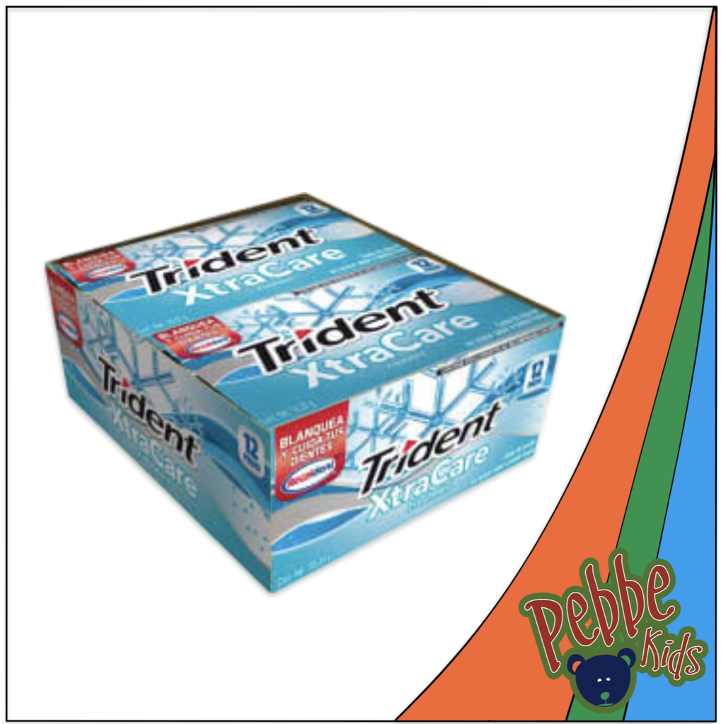 CHICLE TRIDENT XTRACARE FRESHMINT C/12 