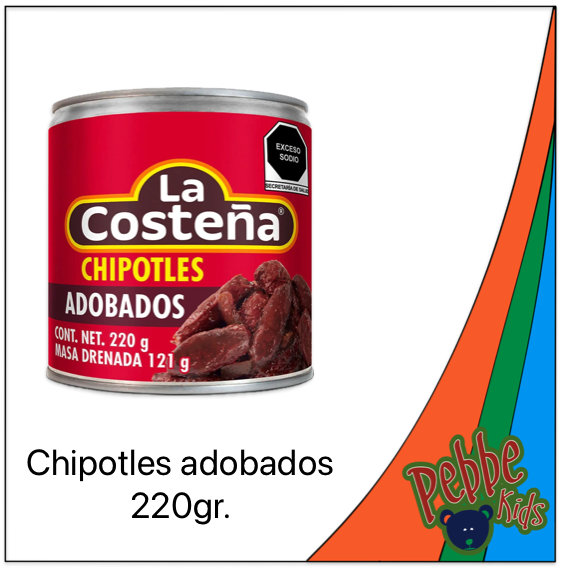 CHILE CHIPOTLES LA COSTEÑA 220gr.