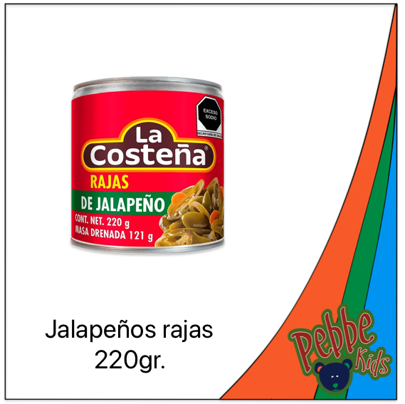 CHILE RAJAS LA COSTEÑA 220gr.