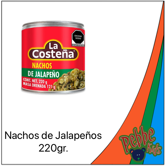 CHILES NACHOS LA COSTEÑA 220gr.