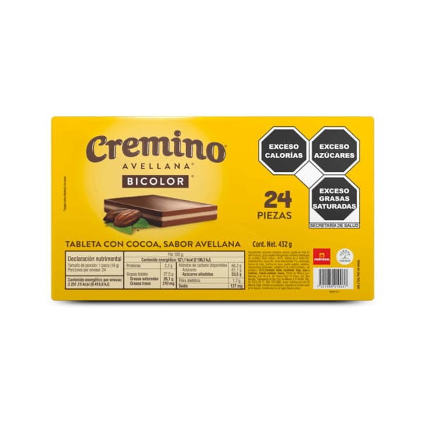CHOCOLATE CREMINO BICOLOR C/24