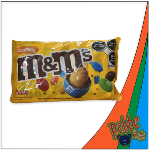 CHOCOLATE M&M'S CACAHUATE C/6