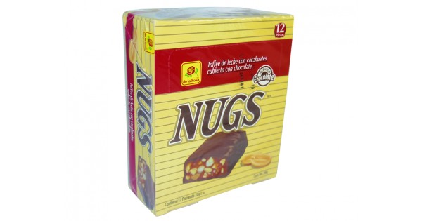 CHOCOLATE NUGS DE LA ROSA 25gr. C/12