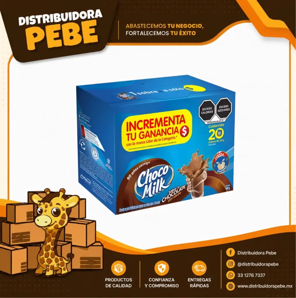 CHOCOMILK EXHIBIDOR C/20 