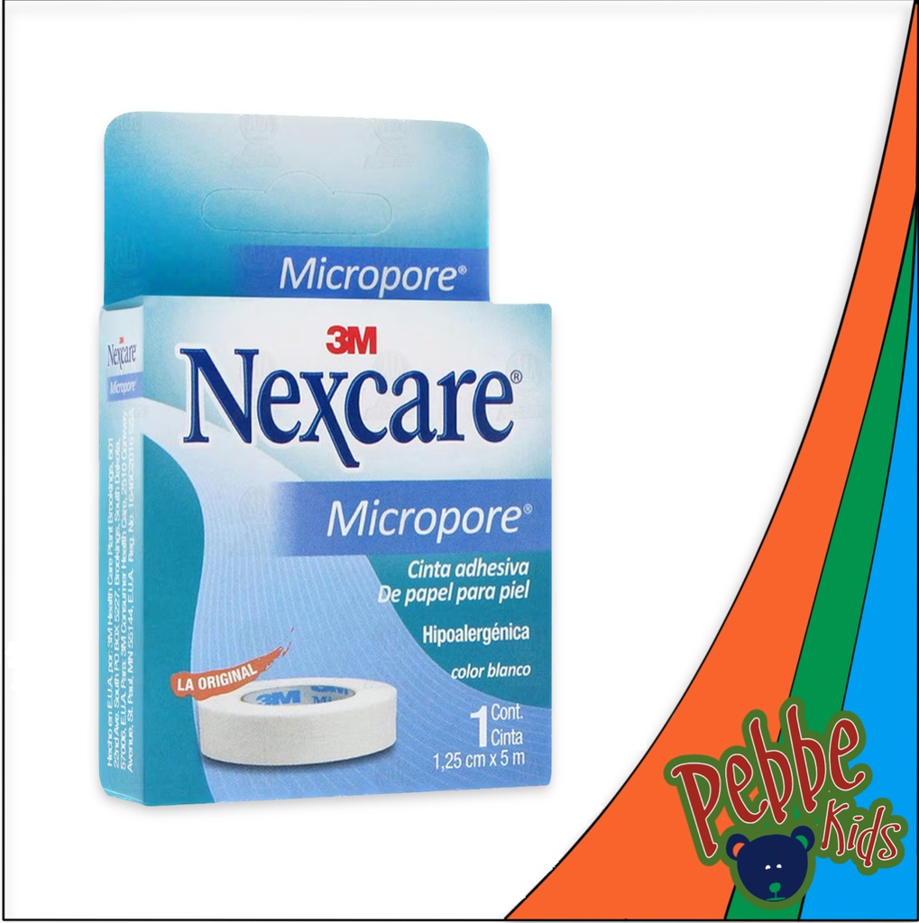 CINTA NEXCARE BLANCA 1" (2.5cm.) C/12