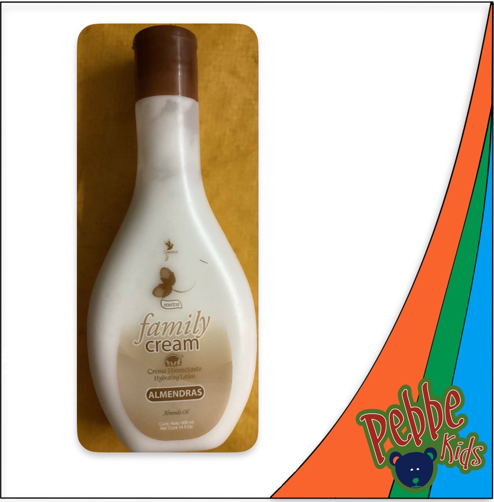 CREMA FAMILY ALMENDRA BOTELLA 400gr.