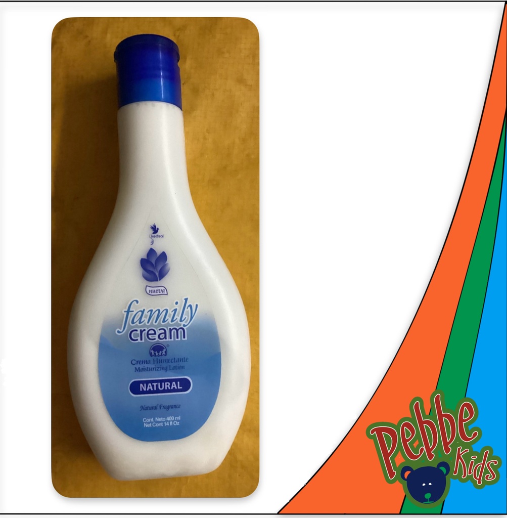 CREMA FAMILY NATURAL BOTELLA 400gr.