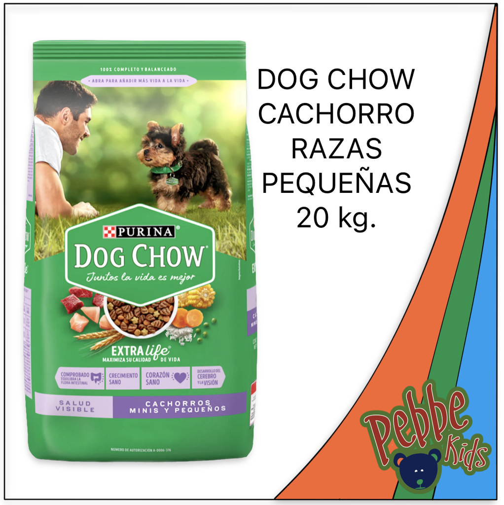 CROQUETA DOG CHOW CACHORRO MINIS Y PEQUEÑOS 20kg.