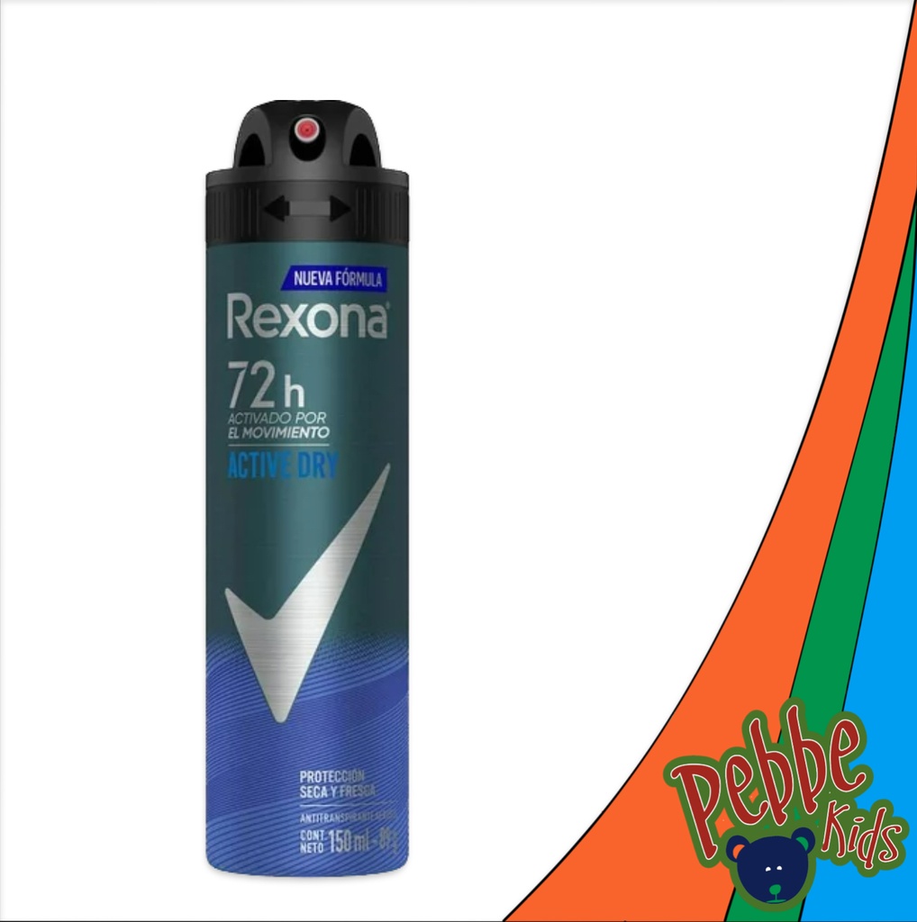 DES. REXONA AEROSOL ACTIVE DRY 89gr.