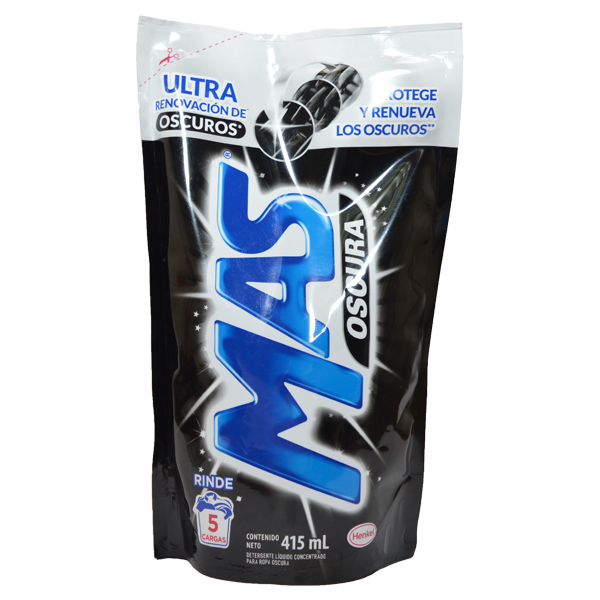 DETERG. MAS OSCURA 415ml.