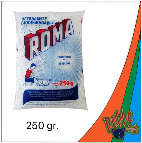 DETERG. ROMA 250gr. PIEZA