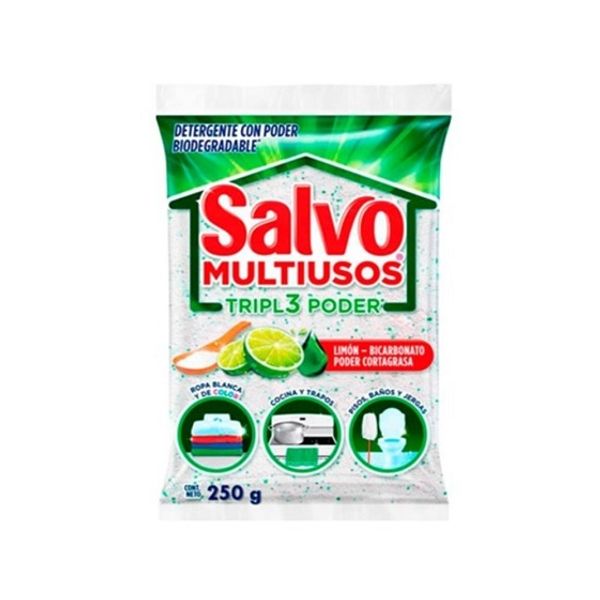 DETERG. SALVO MULTIUSOS 250gr.