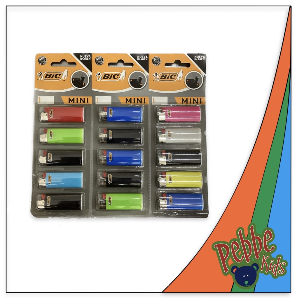 ENCENDEDOR MINI BIC C/15 PZAS. 