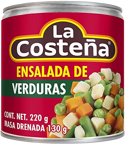 ENSALADA DE VERDURAS LA COSTEÑA 220gr.