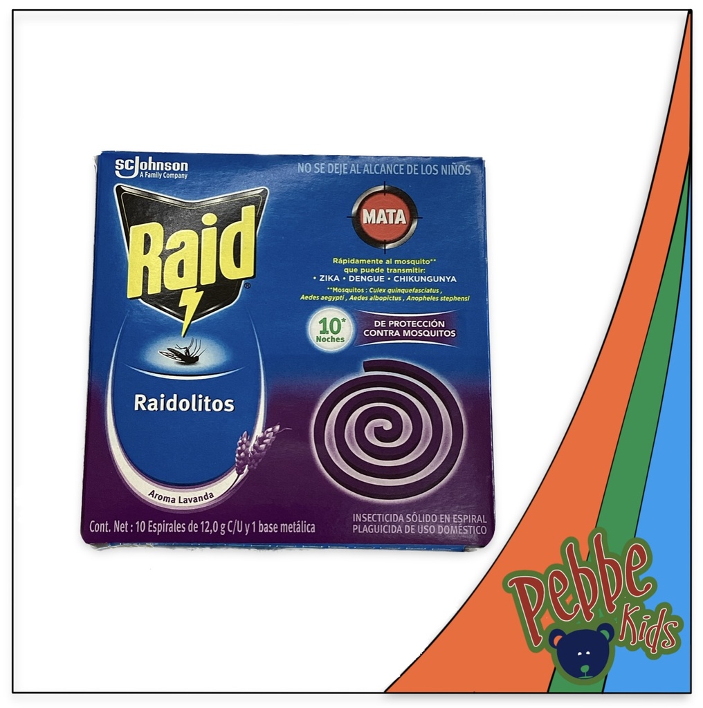 ESPIRAL RAIDOLITO LAVANDA C/10