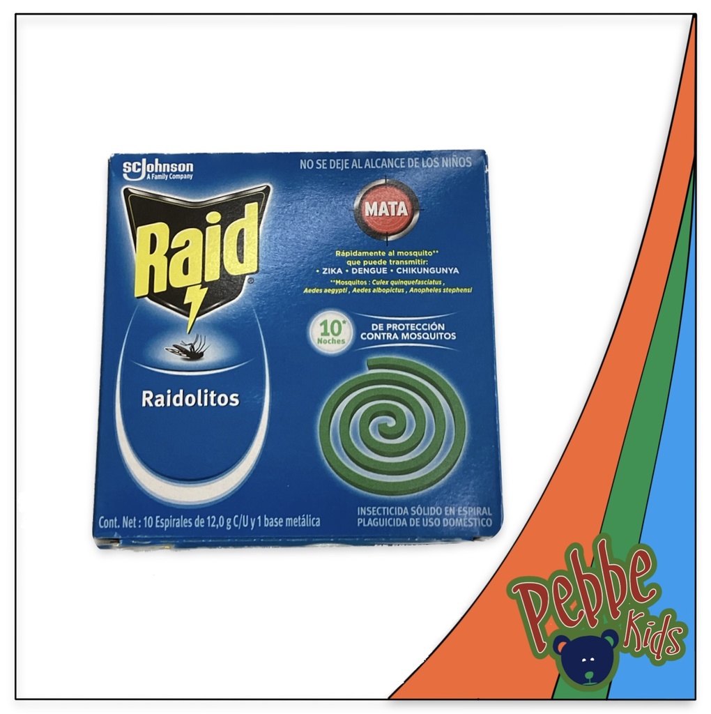 ESPIRAL RAIDOLITO VERDE C/10 