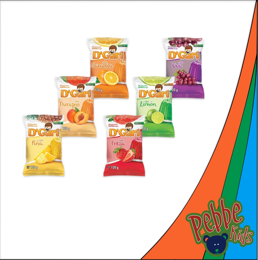 GELATINA D'GARI SURTIDO PIEZA