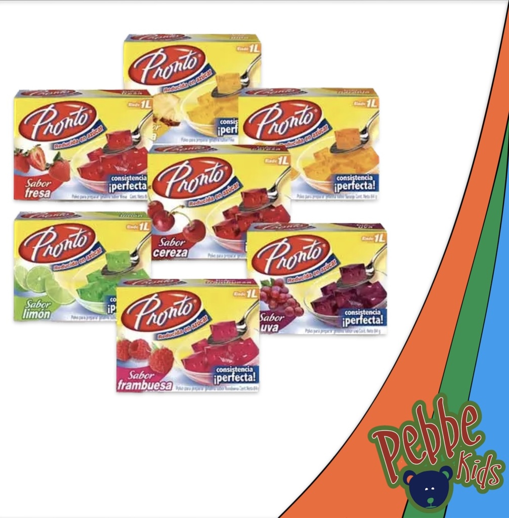 GELATINA PRONTO SURTIDA 84gr. 