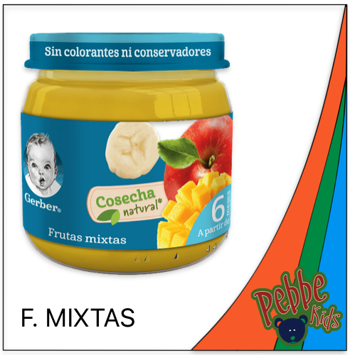 GERBER FRUTAS MIXTAS 100gr.