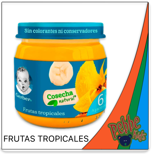GERBER FRUTAS TROPICALES 170gr.