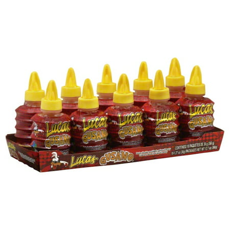 GUSANO LUCAS CHAMOY C/10 