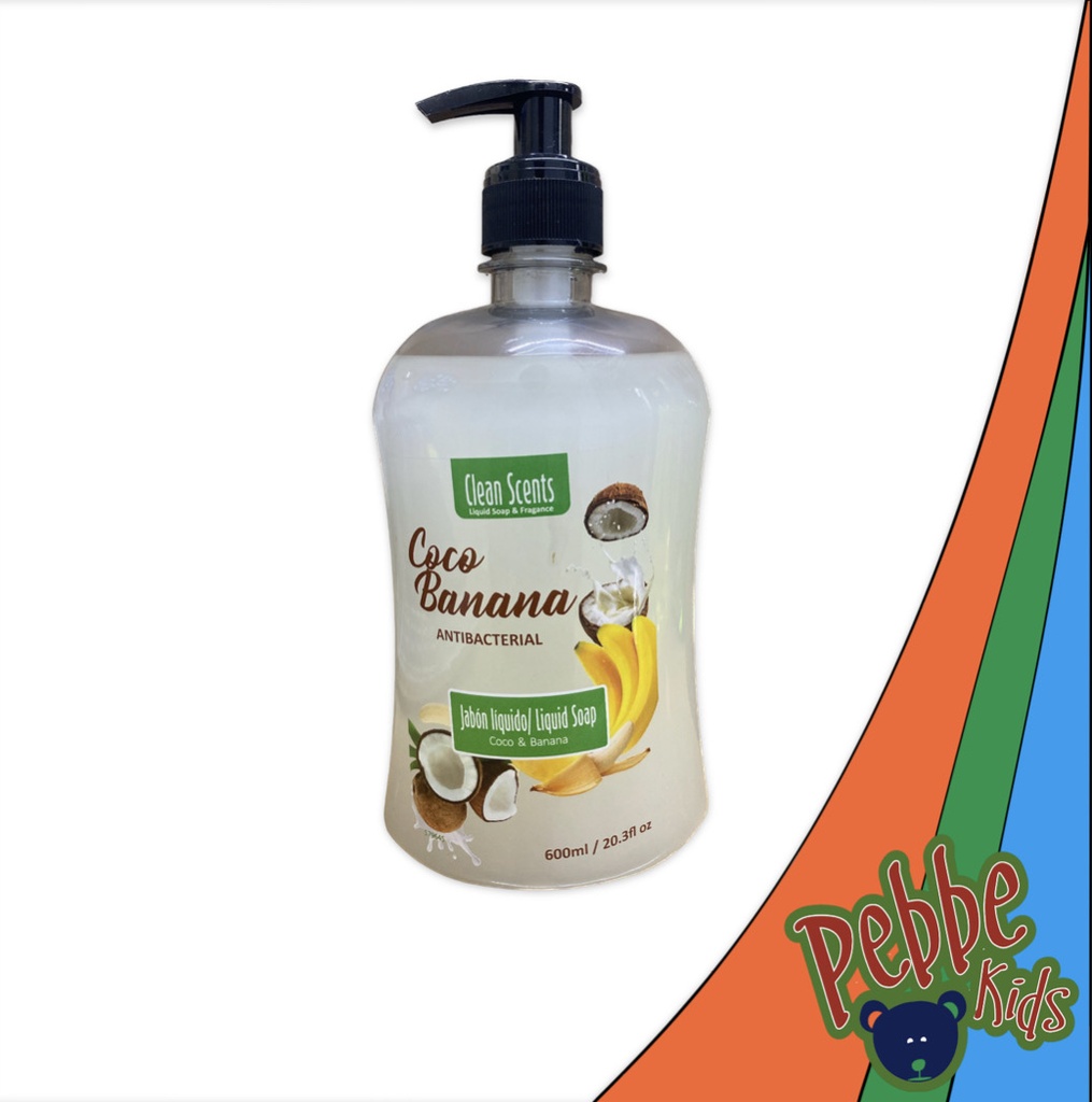 JABÓN LIQ. CLEAN SCENTS BLANCO (COCO BANANA) 600ml.