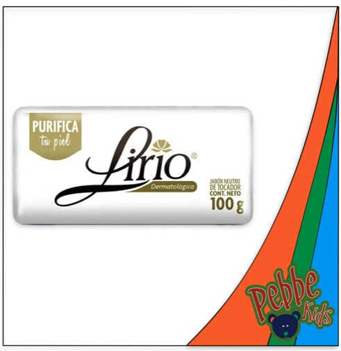 JABÓN LIRIO 100gr. DERMATOLOGICO