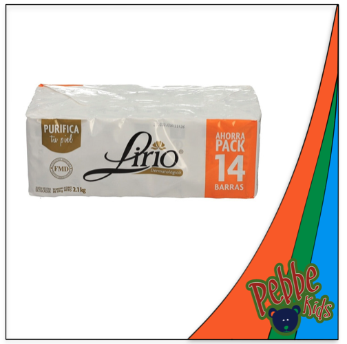 JABÓN LIRIO 150gr. DERMATOLOGICO (14 PACK)