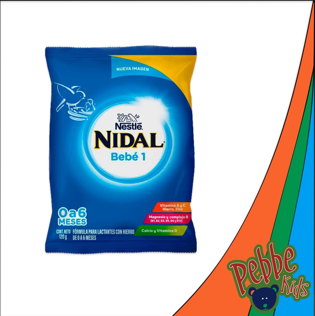 LECHE EN POLVO NIDAL SOBRE ETAPA 1 120gr.