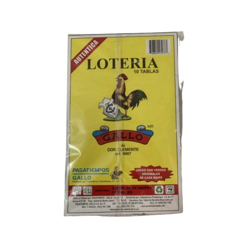 LOTERIA DEL GALLO C/10