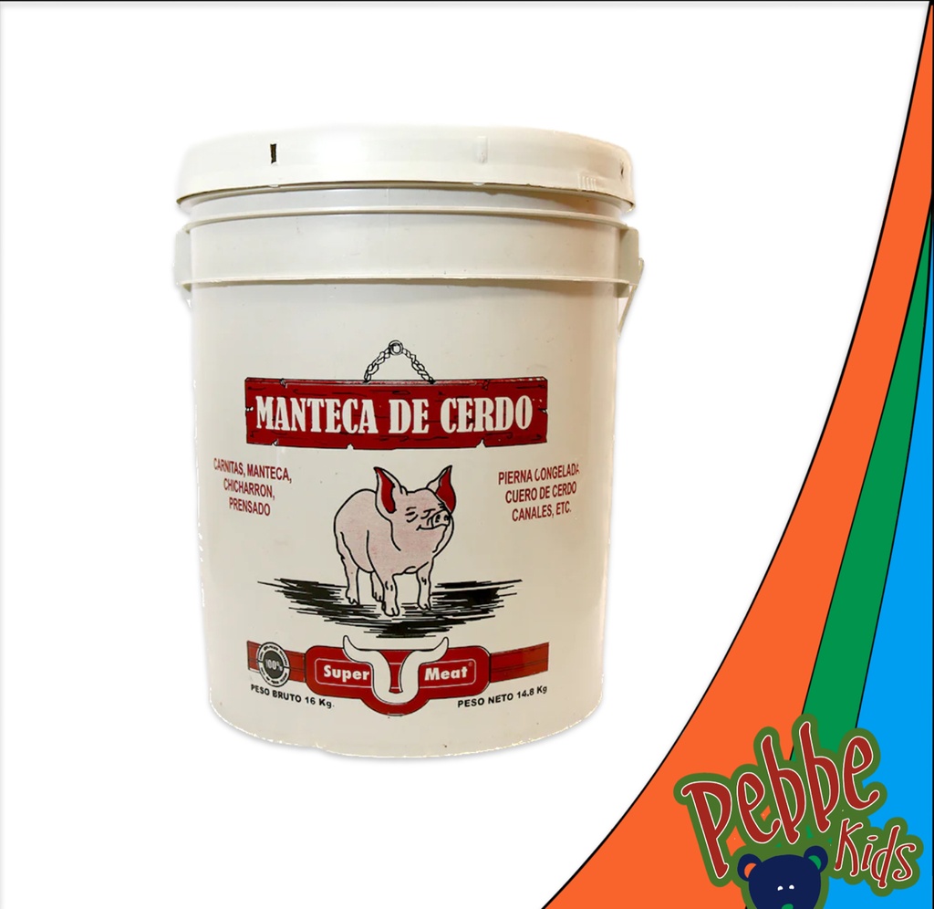 MANTECA DE CERDO 15kg.
