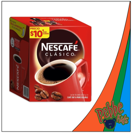 NESCAFÉ CLASICO EXHIBIDOR C/16 SOBRES