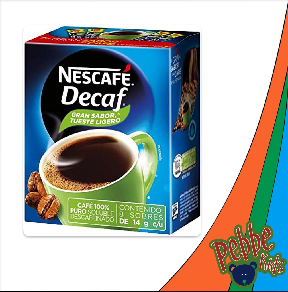 NESCAFÉ DECAF SOBRE 14gr. C/8 