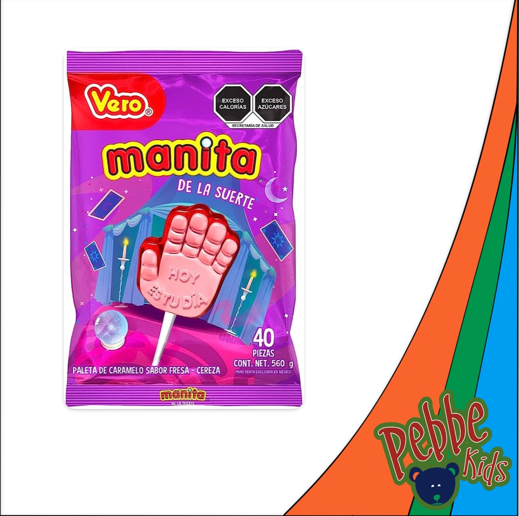 PALETA MANITA C/40 