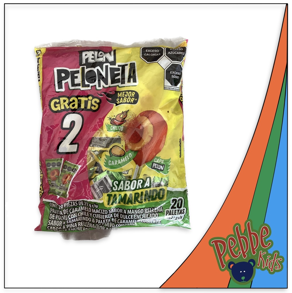 PALETA PELONETA TAMARINDO C/18